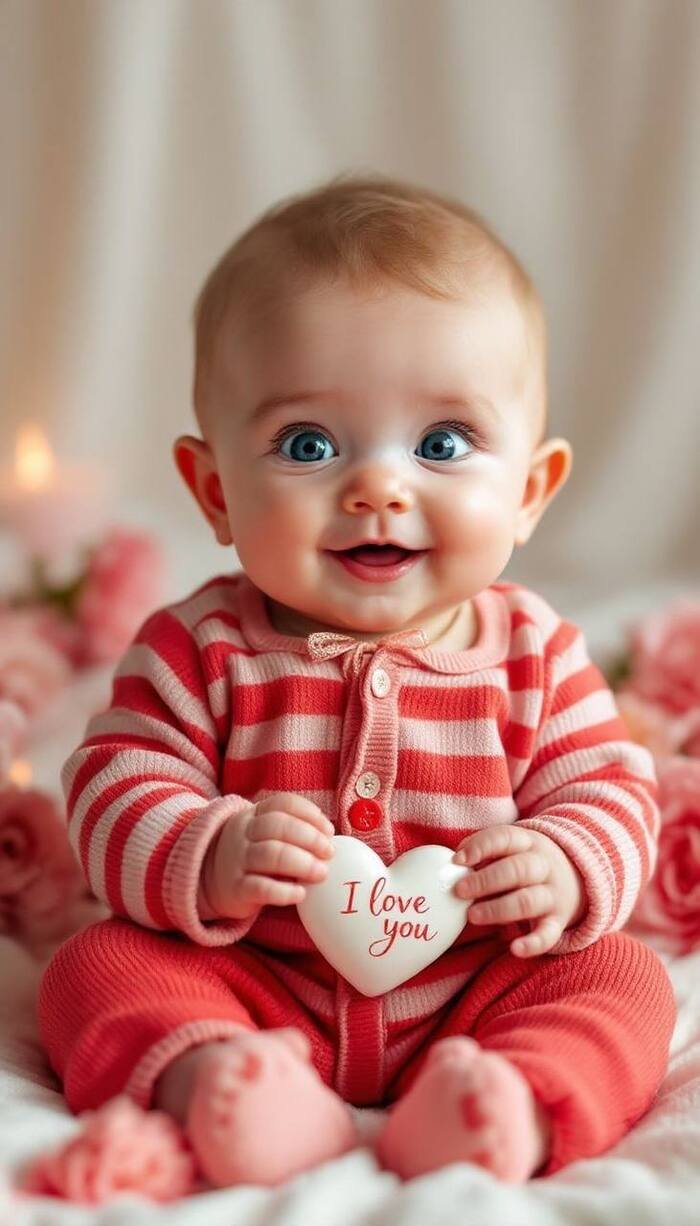 aethetic love cute baby images