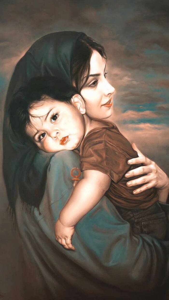 aethetic love maa image full hd