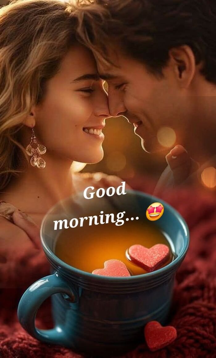 aethetics good morning kiss images