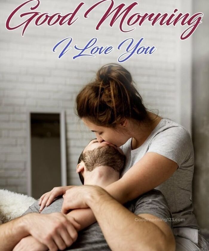 aethetics good morning kiss photo