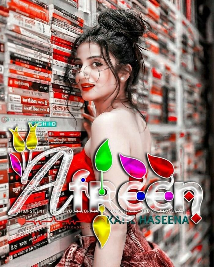 afreen name dp hd