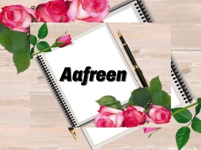 afreen name dp images hot