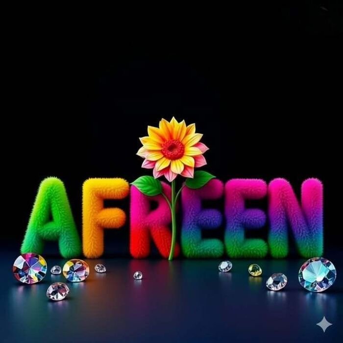 afreen name dp photo hd