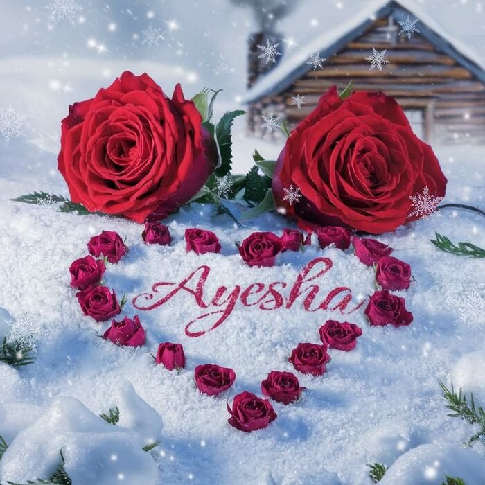 ayesha name dp aethetics