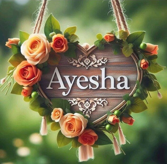 ayesha name dp full hd