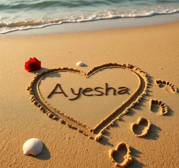 ayesha name dp hd
