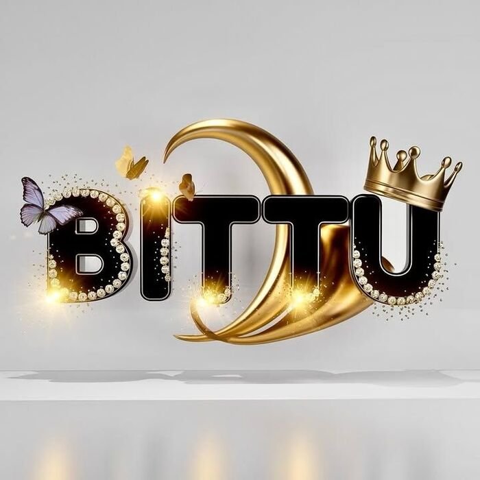bittu name dp aethetics