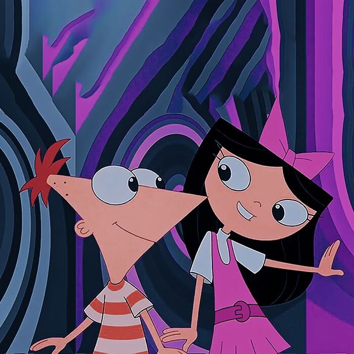 cartoon couple dp cute aesthetic