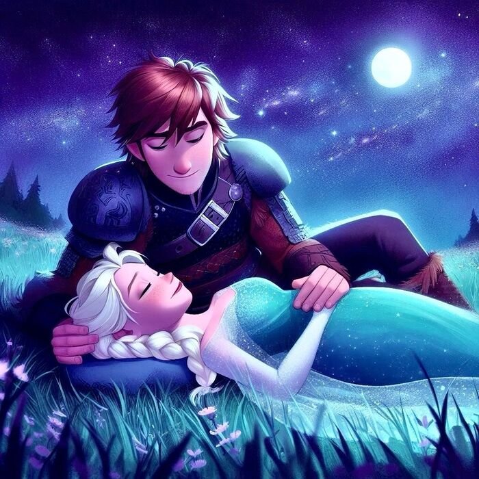 cartoon couple dp cute style