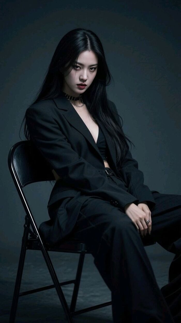 confident suit girl dp