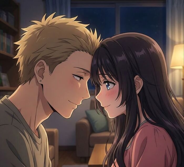 cute anime couple dp clear hd