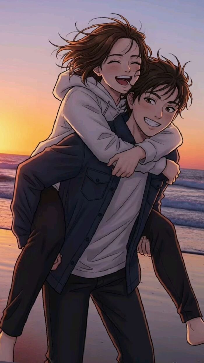 cute anime couple dp modern hd