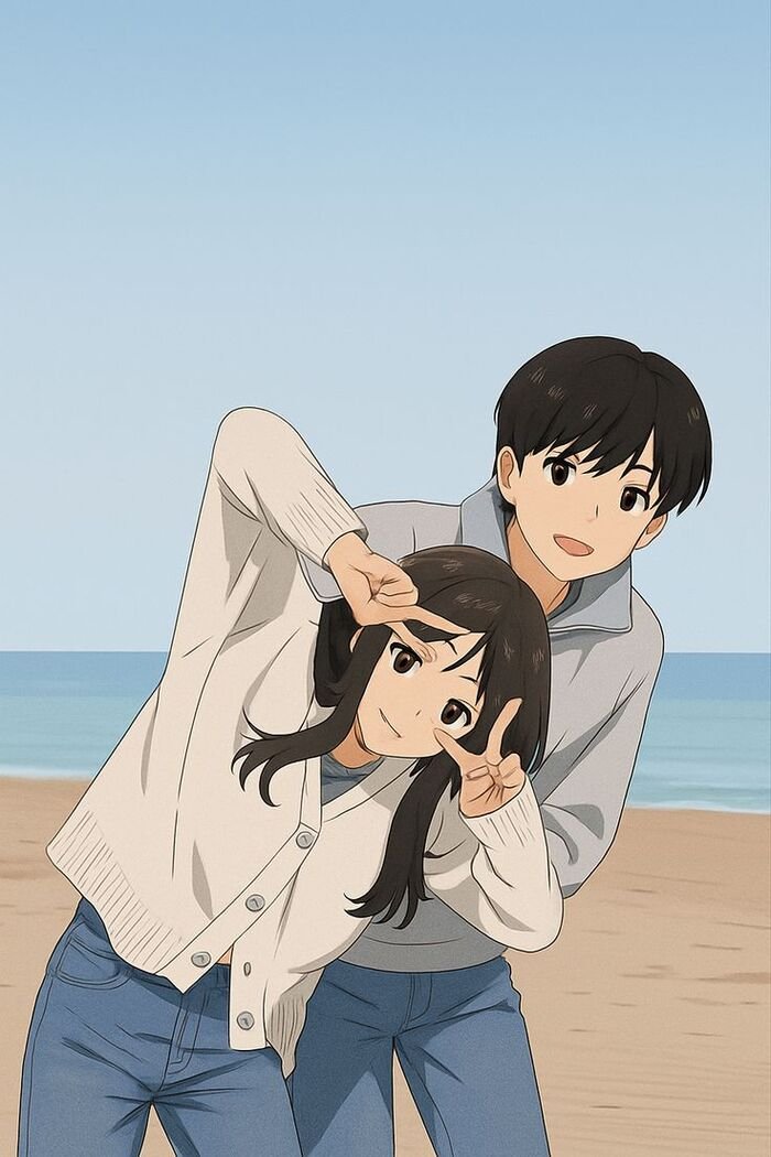 cute anime couple dp premium hd