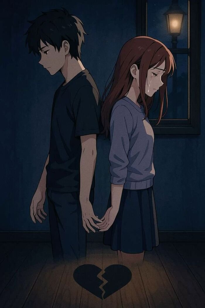 cute anime couple dp quality hd