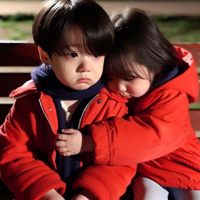 cute baby couple dp clean hd