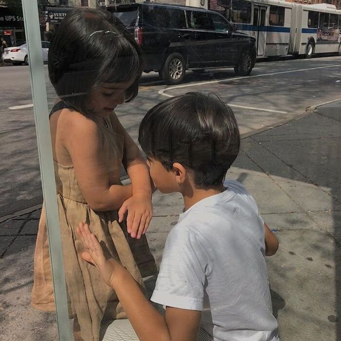 cute baby couple dp simple hd