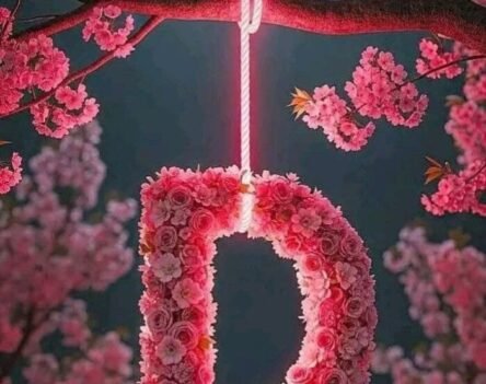 D Name DP Love: 70+ Heart & Rose Alphabet Profile Pics