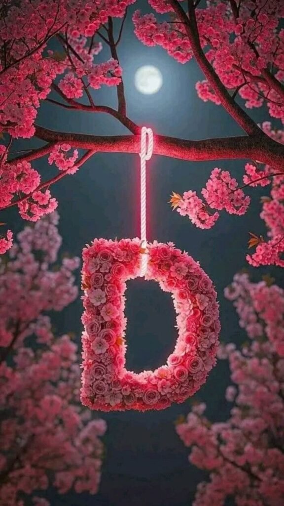 D Name DP Love: 70+ Heart & Rose Alphabet Profile Pics