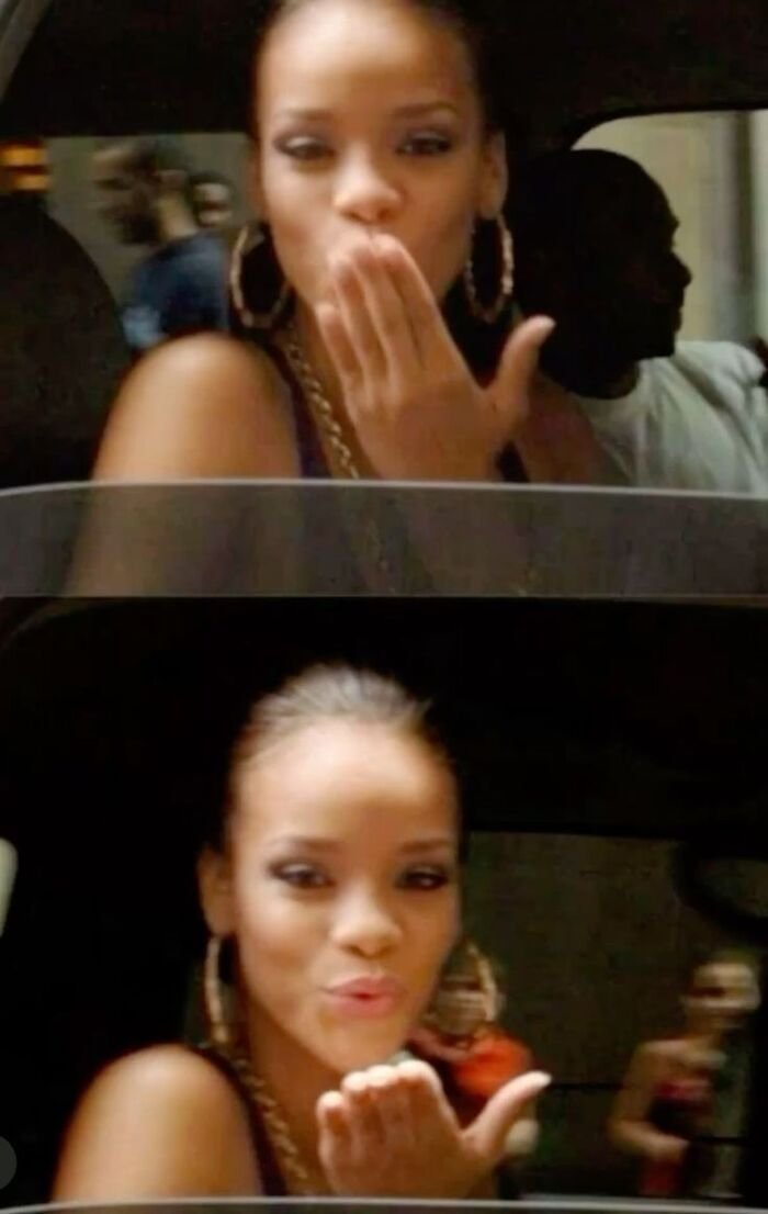 flying kiss image woman aethetics