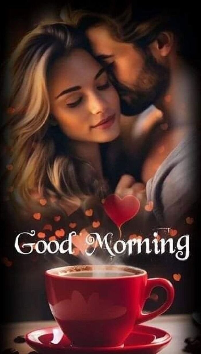 good morning kiss images aethetics