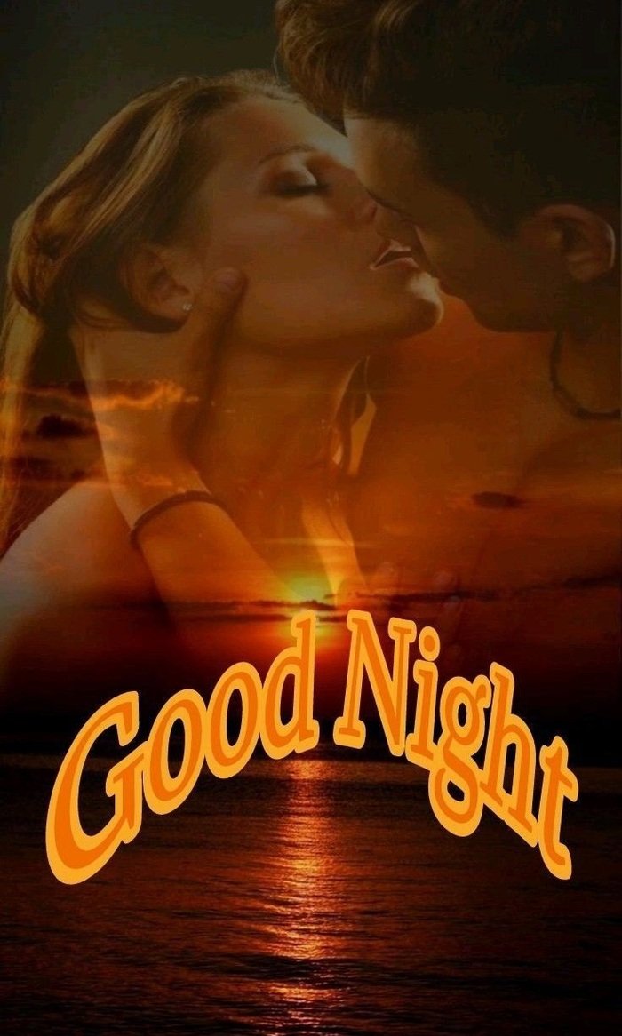 good night kiss image hd