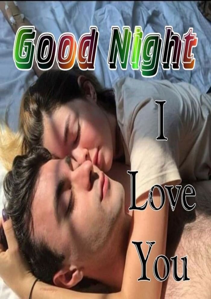 good night kiss image