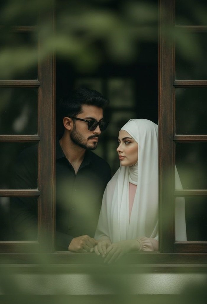 hijab couple dp full hd