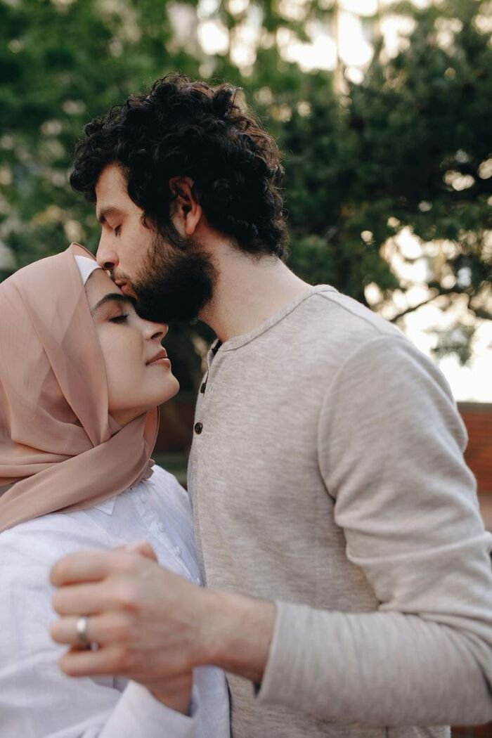 hijab couple dp gentle hd