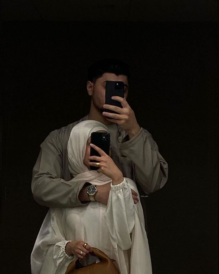 hijab couple dp modern hd
