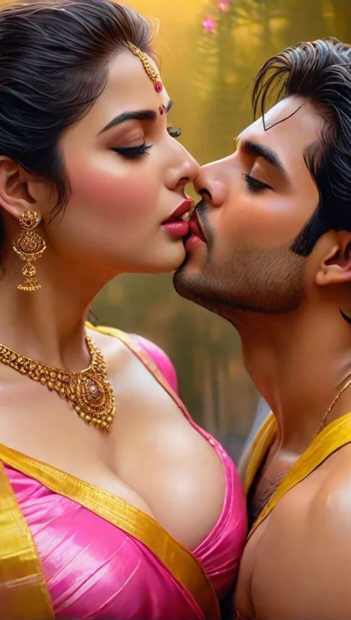 indian kiss image aethetics full hd