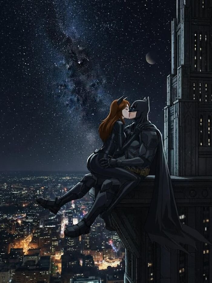 kiss cartoon images aethetics