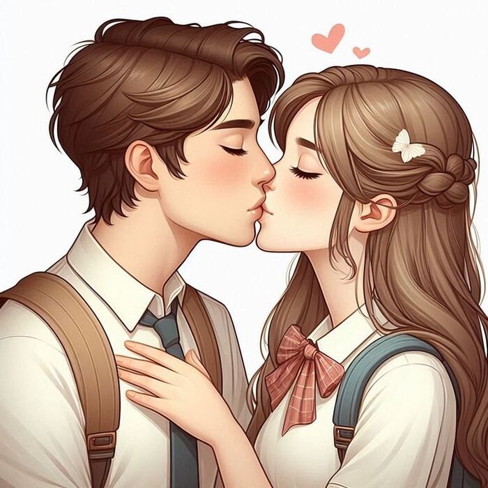 kiss cartoon images pinterest