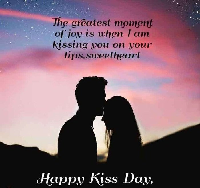 kiss day images quotes aethetics hd