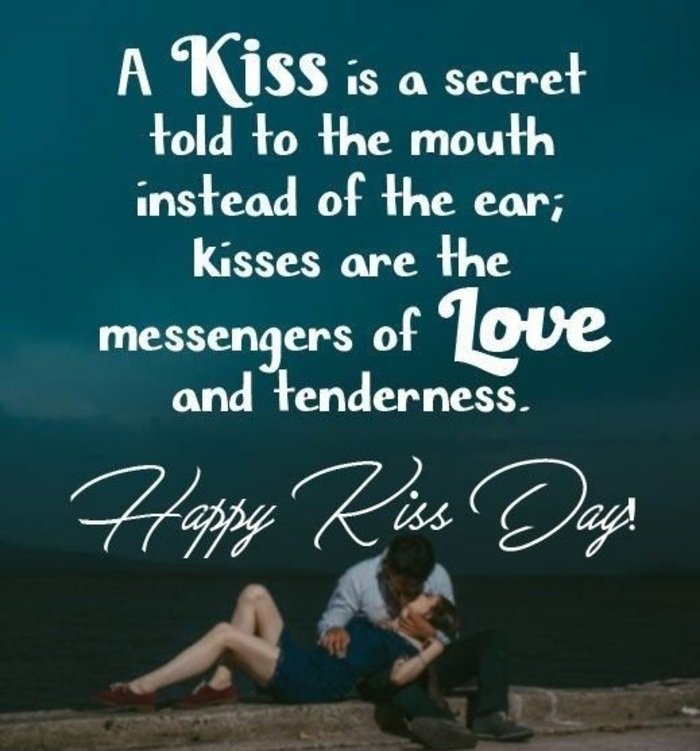 kiss day images quotes