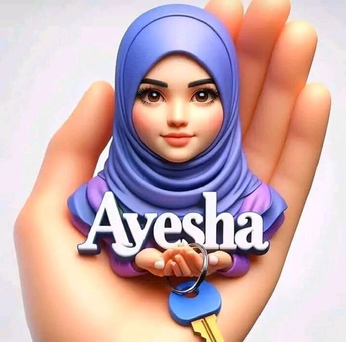 pinterest ayesha name dp hot