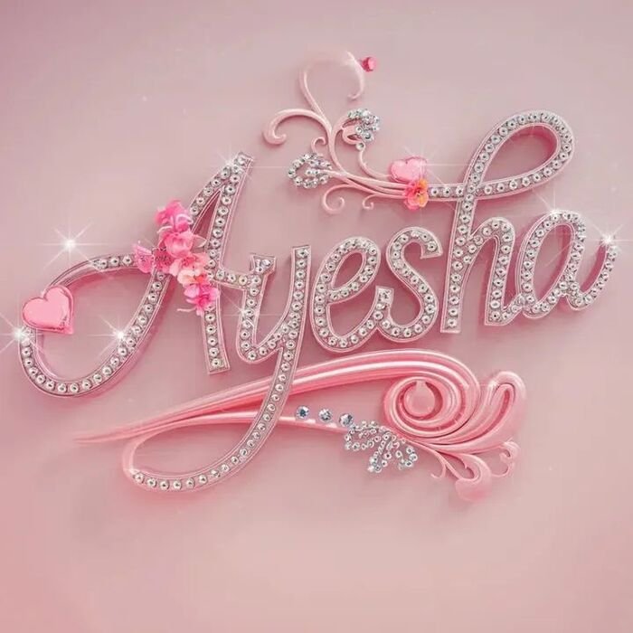 pinterest ayesha name dp image