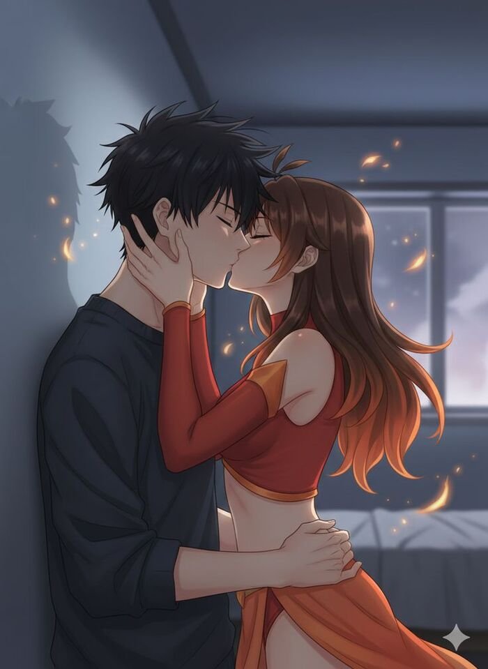 pinterest cute anime couple dp neutral