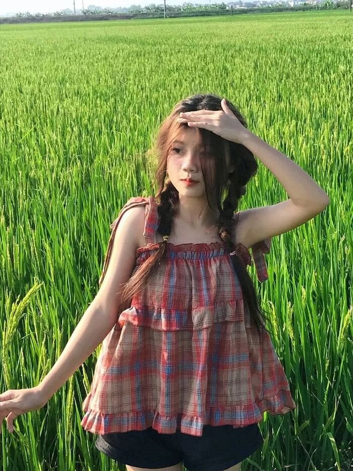 simple village girl dp