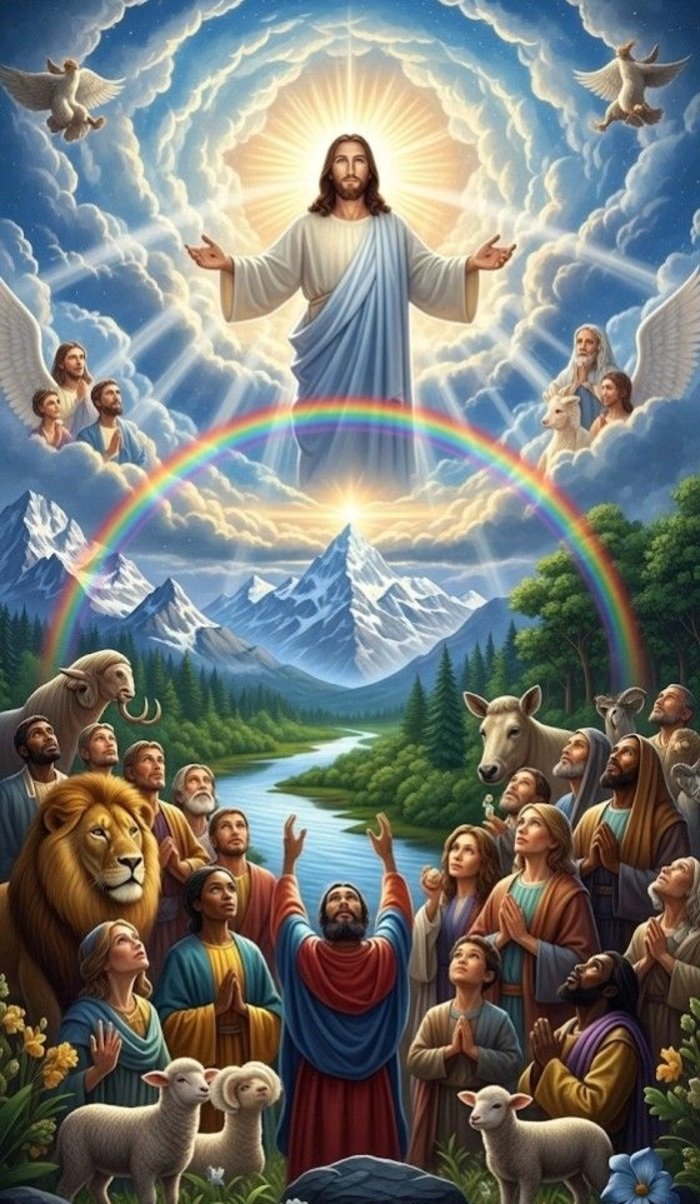 all god in one image sacred illustration