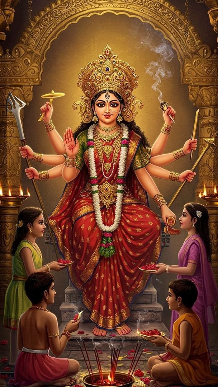 amman god images devotional art