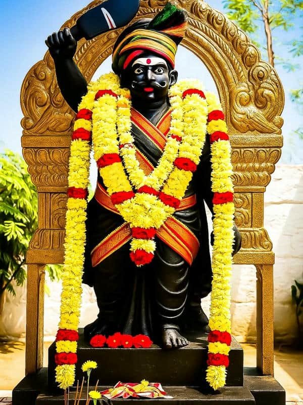 beautiful black god karuppasamy images