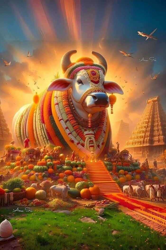 cow god images simple design hd