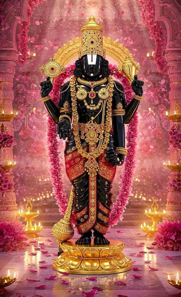 divine perumal shanku chakra images