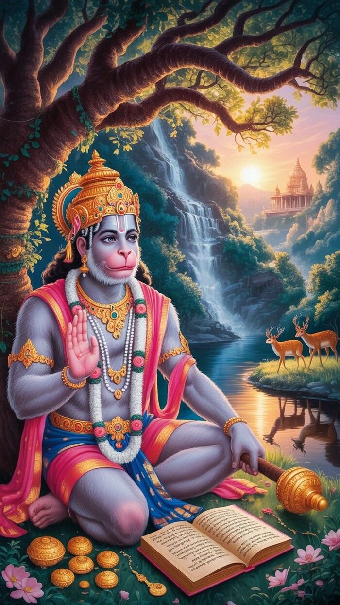 god anjaneya images smooth 2d