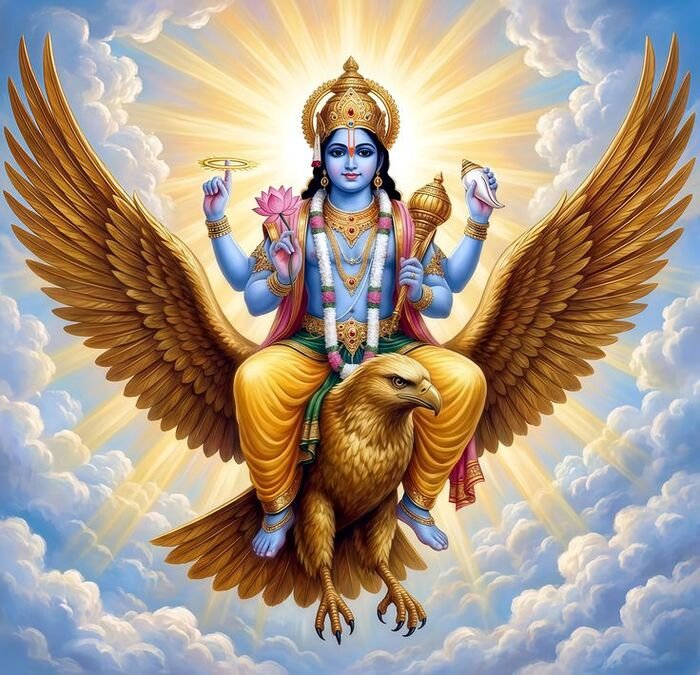 god garuda images flat design 2d