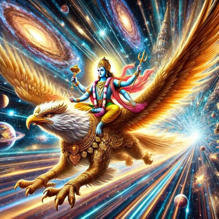 god garuda images minimal 2d