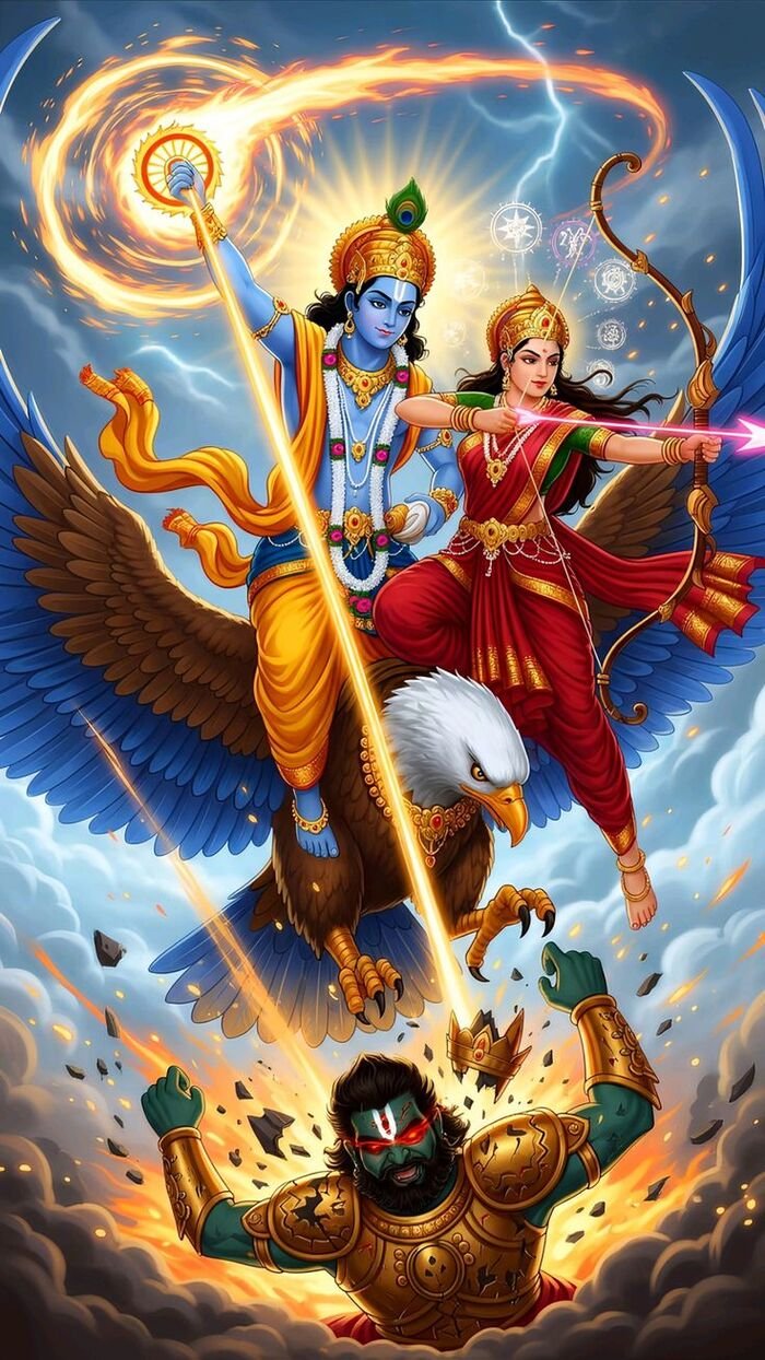 god garuda images simple 2d