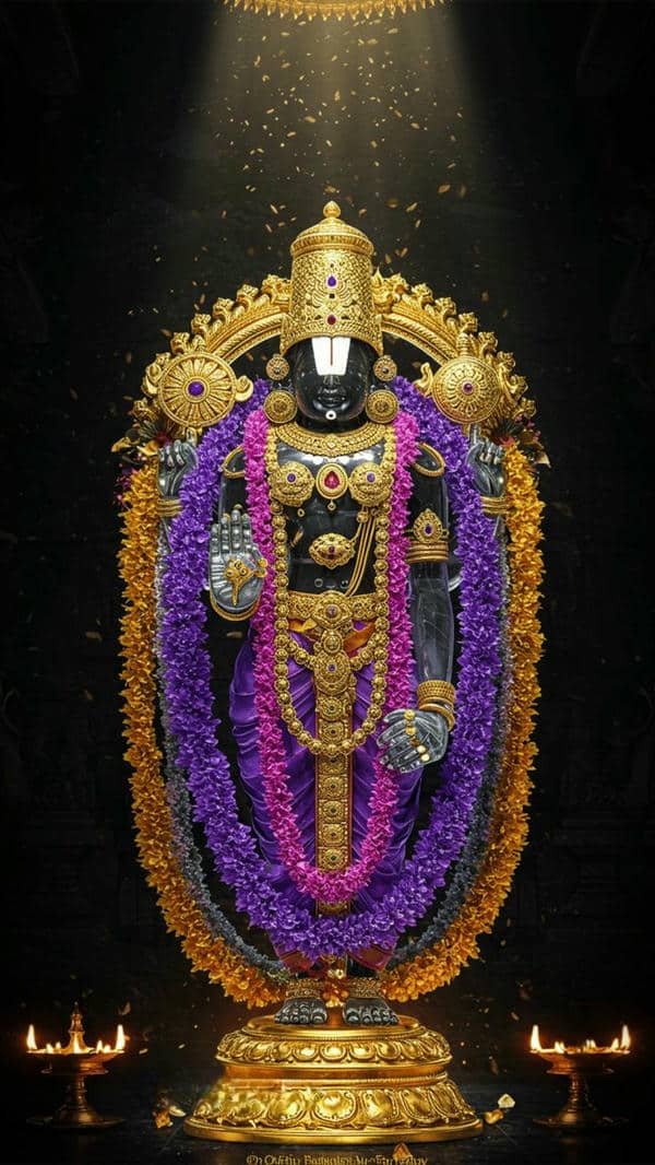 lord perumal with goddess lakshmi