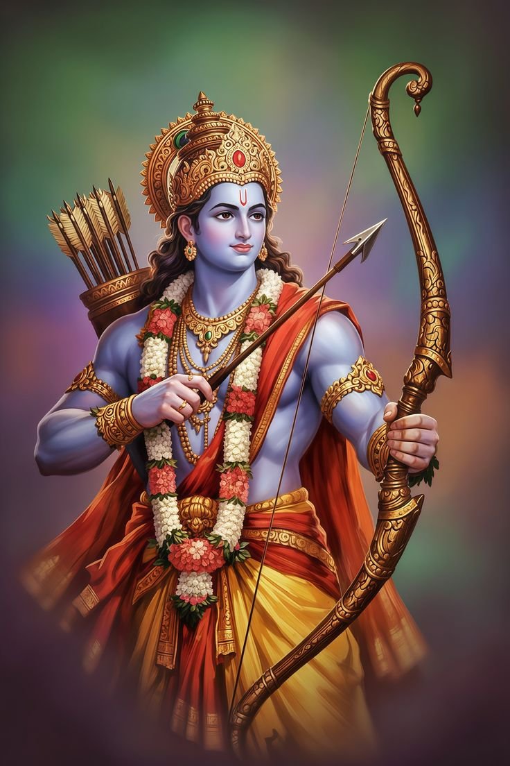 lord rama blessing pose images