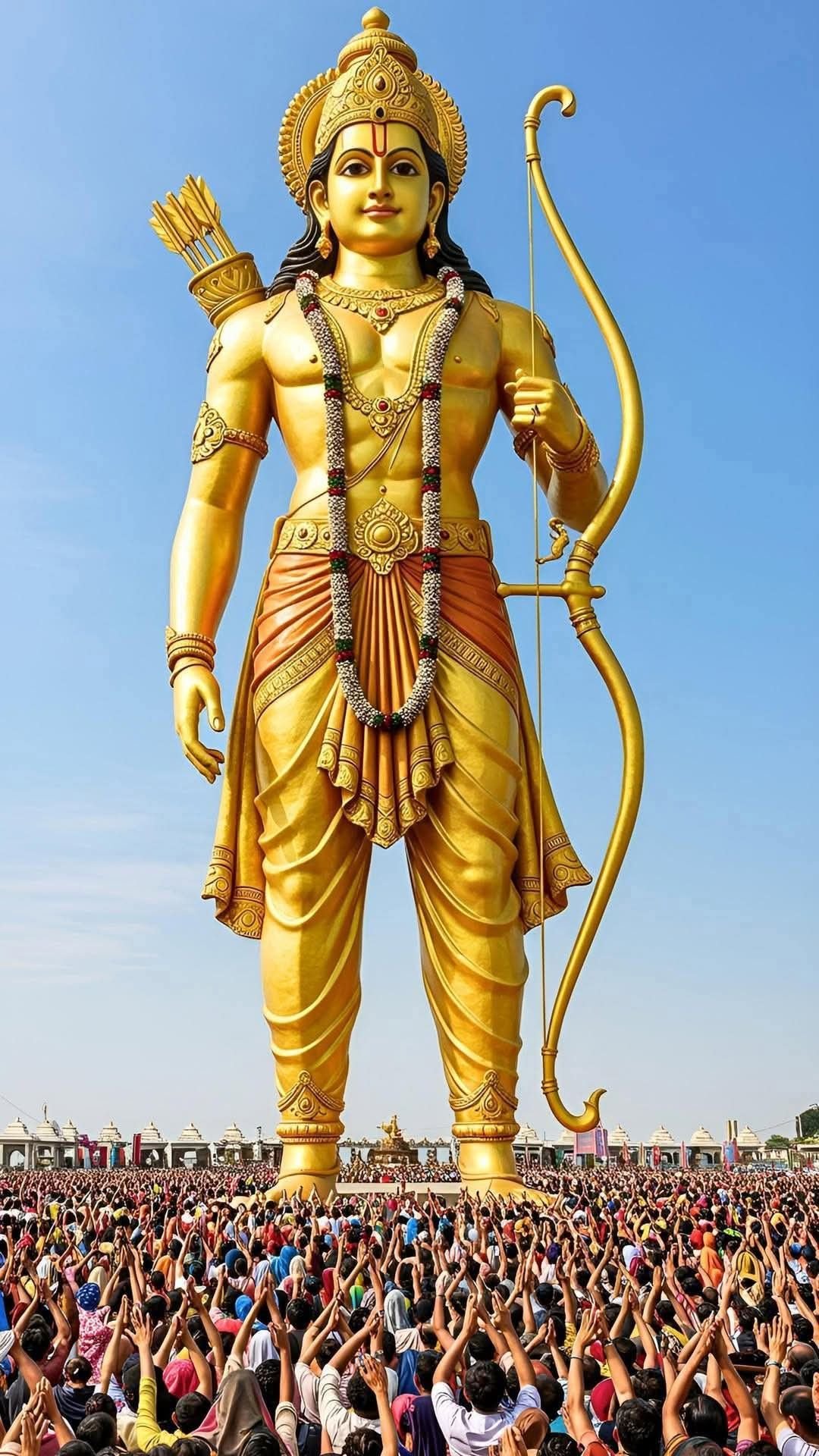 lord rama holding kodanda bow